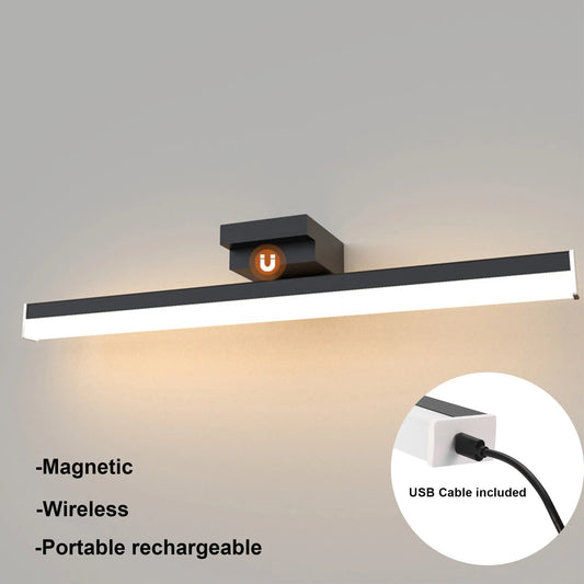 Rechargeable dimmable wall light