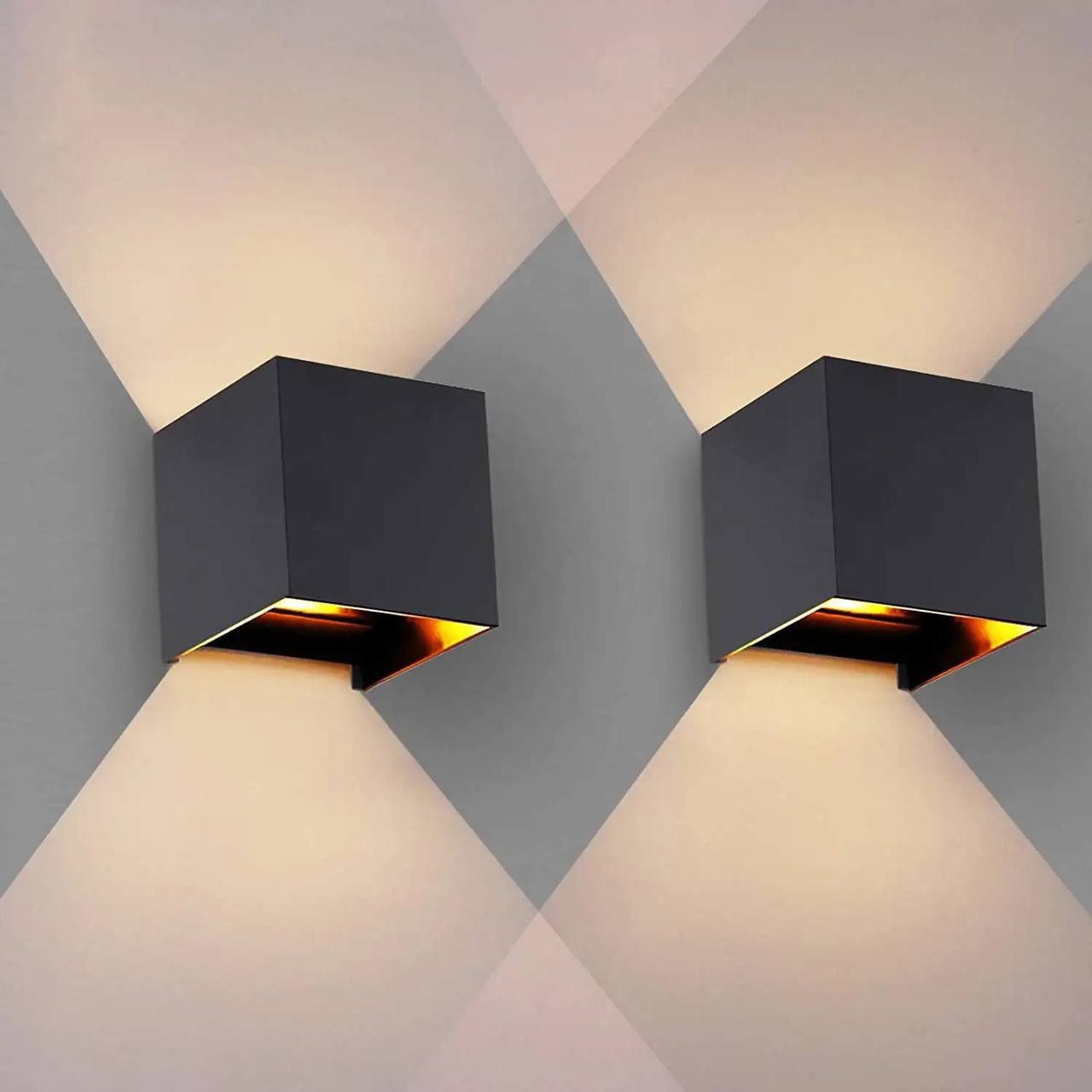 Rechargeable Square Wall Sconce